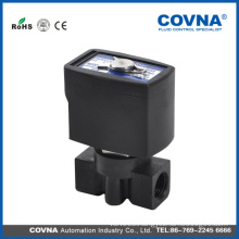 COVNA high quality Normally Closed Direct Acting Plastic Solenoid Valve/PVC solenoid valve